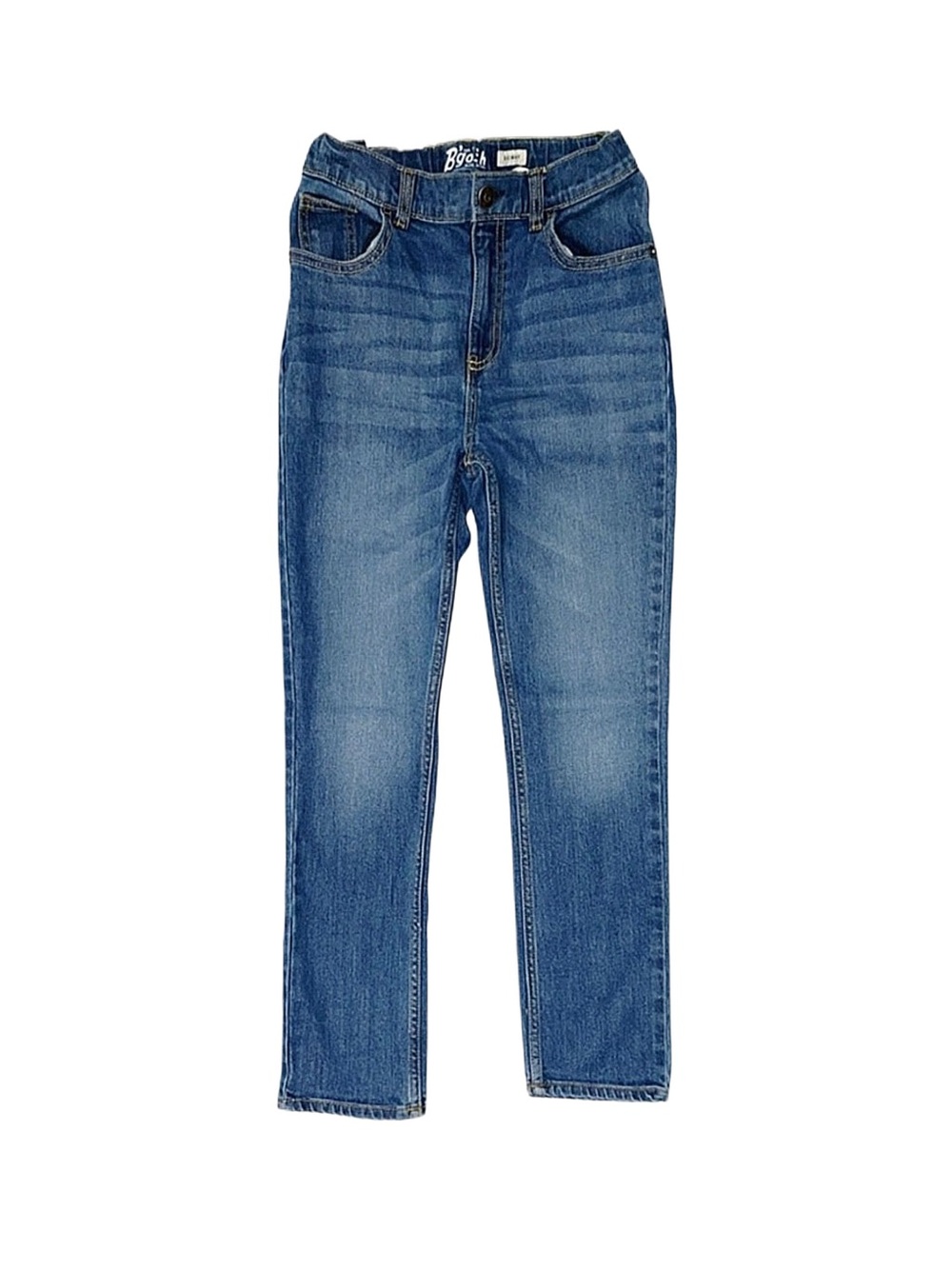 OSHKOSH B'GOSH Boy's Dark Wash Skinny Jeans Adjustable Waist Size 10